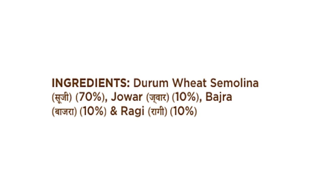 Long & Short High Fibre Pasta Powered With Jowar, Bajra & Ragi Spaghetti   Box  250 grams